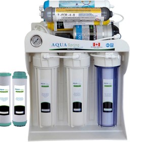 تصویر دستگاه تصفیه آب آکوا مدل NF-SF4200 به همراه فیلتر ۴ عددی 