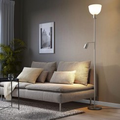 تصویر آباژور ایستاده پایه سیلور ١٧٦cm ایکیا HEKTOGRAM