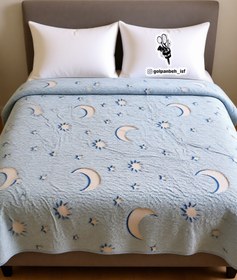 تصویر پتو شب نما دونفره - گل‌بهی عروسکی 