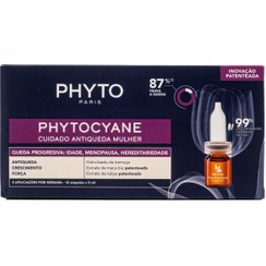 تصویر سرم ضد ریزش مو فیتوسیان زنانه 12*5میل|PHYTOCYANE Anti hair lose treatment 