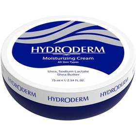 تصویر کرم کاسه ای مرطوب کننده دست و صورت هیدرودرم مدل Classic حجم 75 میل Hydroderm Cream Moisturizing for All Skin Types Classic 75ml