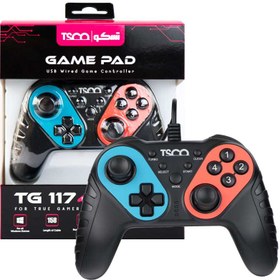 تصویر دسته بازی تسکو مدل TG117 با سیم 