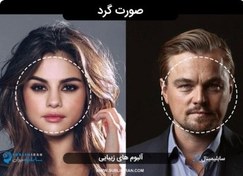 تصویر سابلیمینال صورت گرد ( گرد شدن صورت ) 