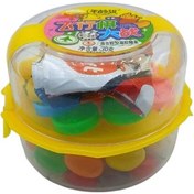 تصویر جیلی بیلی جایزه دار ( منچ دار ) وارداتی رنگ زرد 