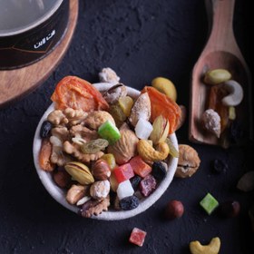 تصویر آجیل شیرین چهارمغز 