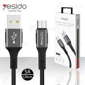 تصویر کابل میکرو یو اس بی سوپر فست شارژ Yesido CA36 Super Fast Charge توان 5 آمپر 