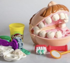 تصویر ست خمیر بازی دندانپزشکی PLAYDOH مدل PD8605 