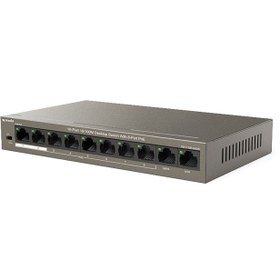 تصویر سوییچ ۱۰ پورت تندا مدل TEF1110P-8-63W Tenda TEF1110P-8-63W 10-Port 10-100M Desktop Switch