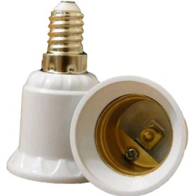 تصویر تبدیل سرپیچ لامپ e14 به e27 بسته 100 عددی 