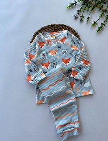 تصویر ست بلوز شلوار پنبه‌ای پسرانه - ۵۰ / سوسمار 