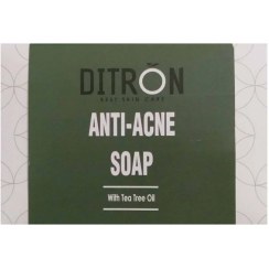 تصویر صابون شستشو پوست دیترون مدل تی تری مناسب برای پوست های چرب و دارای آکنه وزن 110 گرم 