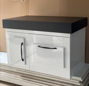 تصویر کابین تک مدل ویتا سایز 40/70 - سنگ روشویی سفید گاتریا 