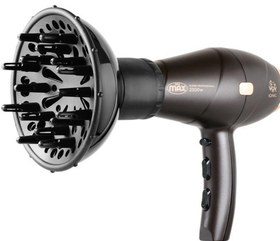 تصویر دیسپانسر سشوار مخصوص فر کردن مو - مشکی Hair dryer dispenser for curling hair