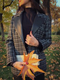 تصویر کتِ کلاسیک شنل چرمی - ۳۸ / ۷۰ 