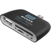 تصویر رم ریدر و کارت‌خوان ماکار مدل M6in1 با پشتیبانی از USB 3.1 