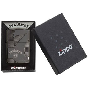 تصویر فندک اورجینال بنزینی زیپو مدل Zippo 28817 24095 JACK DANIELS ا Zippo 28817 24095 JACK DANIELS Zippo 28817 24095 JACK DANIELS