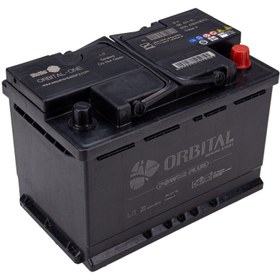 تصویر باتری خودرو اوربیتال ۶۶ آمپر اتمی مدل L3 