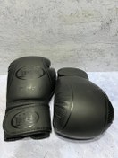 تصویر دستکش بوکس حرفه ای - تمام مشکی / 12 