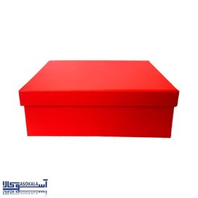تصویر جعبه کادو قرمز رنگ 