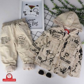 تصویر ست کتان پسرانه 