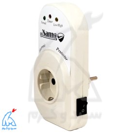 تصویر محافظ ولتاژ سامو مدل PT1 ارت دار با ۱ عدد پریز 