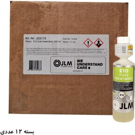 تصویر مکمل بنزین پمپی مدل JLM E10 Fuel Treatment حجم 250 میلی لیتر بسته 12 عددی 