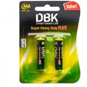 تصویر باتری نیم قلمی دی بی کی (DBK) مدل Smart Green Life پک دو عددی 