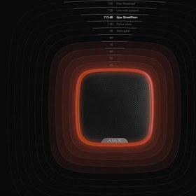 تصویر آژیر فضای باز دزدگیر هوشمند آژاکس AJAX StreetSiren Intelligent Control Panel