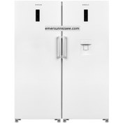 تصویر یخچال و فریزر دوقلو 16 فوت امرسان سفید مدل RH16D-FN16D 