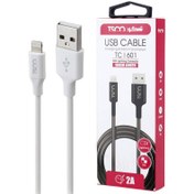 تصویر کابل لایتنینگ تسکو مدل TCI601 طول ۱ متر ۲ آمپر 