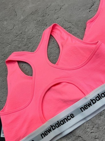 New balance sale ribbed sports bra