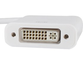 تصویر تبدیل Mini DisplayPort به DVI Mini DisplayPort to DVI Adapter