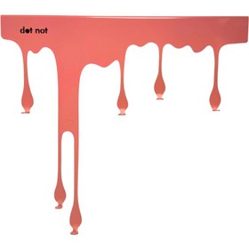 تصویر آویز لباس بزرگ صورتی dropiron 