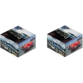 تصویر دستمال کاغذی 50 برگ گلریز مدل ماشين بسته 2 عددی 