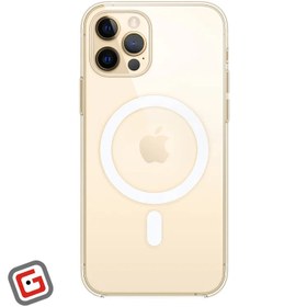 تصویر کاور شفاف مدل مگ سیف مناسب برای گوشی موبایل آیفون 12 پرومکس اپل MagSafe-certified transparent case for Apple iPhone 12 pro max