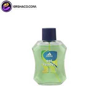 تصویر ادوتویلت مردانه آدیداس مدل Get Ready حجم 100 میلی لیتر Adidas Get Ready Eau De Toilette For Men 100ml