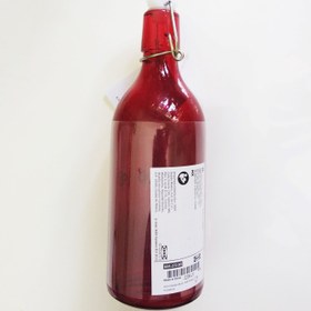 تصویر بطری با درپوش شیشه ای قرمز 0.5 لیتر ایکیا مدل IKEA VINTERFINT IKEA VINTERFINT bottle with stopper glass red 0.5 l