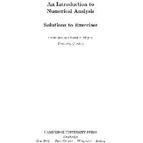 خرید و قیمت دانلود کتاب An Introduction To Numerical Analysis ...