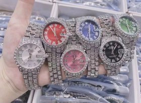 تصویر ساعت مچی زنانه رولکس مدل ۳۸۷۰T فول نگین 