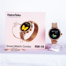 تصویر ساعت هوشمند هاینو تکو Haino Teko RW19 - طلایی / 7 روز تست و تعویض Haino Teko RW19