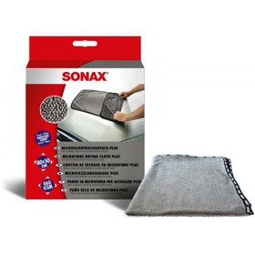 تصویر حوله مایکروفایبر خشک کن سایز 50 × 80 سوناکس مخصوص خودرو Sonax Microfibre Drying Cloth Pro 