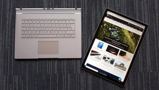 تصویر لپتاپ استوک مایکروسافت مدل سرفیس بوک۲ Microsoft SurfaceBook 2