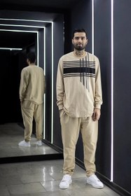 تصویر ست دورس شلوار بالنسیاگا مدل آستین بلند جنس سه نخ Balenciaga long sleeve pants set made of three threads