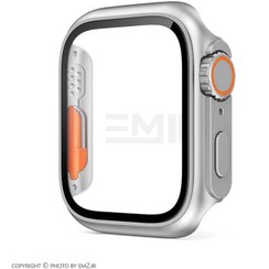 تصویر قاب تبدیل اپل واچ سری 6 تا 9 به اولترا مدل Tempered Glass Converter Case for Apple Watch 6, 7, 8, 9 to Ultra Tempered Glass