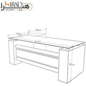 تصویر میز مدیریت هیراد مدل M900 