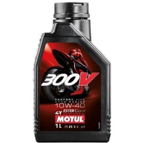 تصویر روغن موتول 300v گرانروی 10w40 یک لیتری | MOTUL 