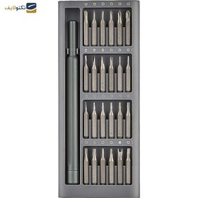 تصویر پیچ گوشتی شیائومی مدل MJJXLSD002QW بسته 25 عددی Xiaomi MJJXLSD002QW Screwdriver Set 25 pcs