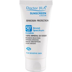 تصویر کرم ضد آفتاب دکتر ژیلا مدل سنسوسان SPF50 مناسب پوست های حساس حجم ۵۰ میلی لیتر 