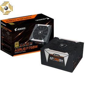 تصویر منبع تغذیه کامپیوتر گیگابایت مدل اورس P750W گلد GIGABYTE Aorus P750W Gold Power Supply