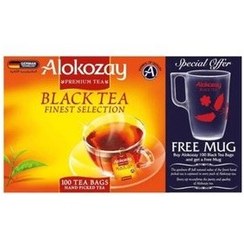 تصویر چای سیاه کیسه‌ای (تی بگ) الکوزی فاینست سلکشن 100 عددی Alokozay Black Tea Finest Selection 